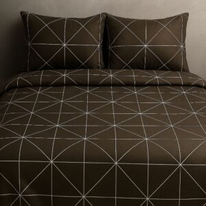 Mocha Luxe- 100% Cotton Double Bedsheet Set