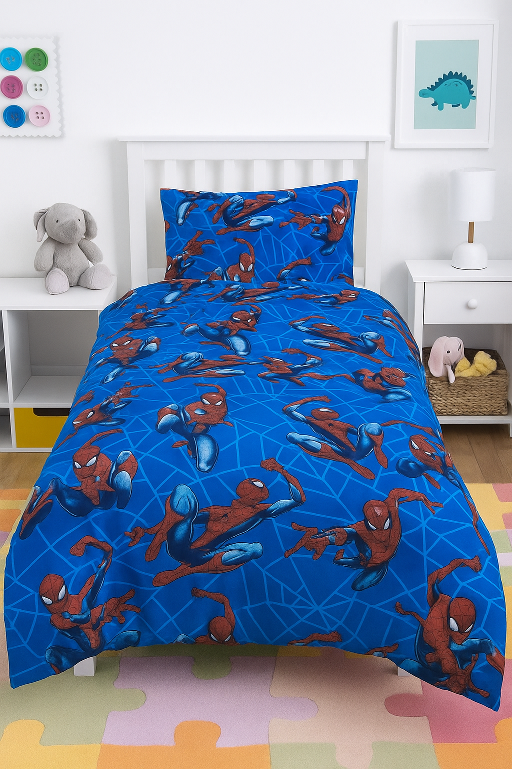 Spidey Nights-Single Bedsheet Set